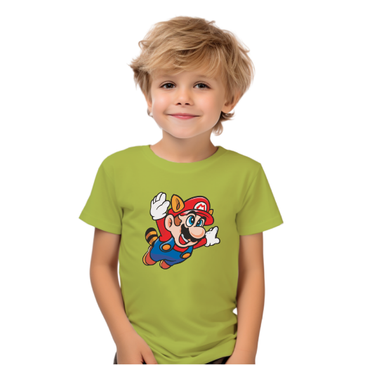 Εικόνα της Παιδικό t-shirt με τύπωμα  "Super Mario"