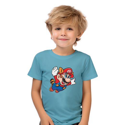 Εικόνα της Παιδικό t-shirt με τύπωμα  "Super Mario"