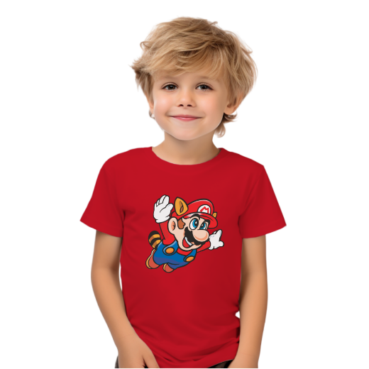 Εικόνα της Παιδικό t-shirt με τύπωμα  "Super Mario"