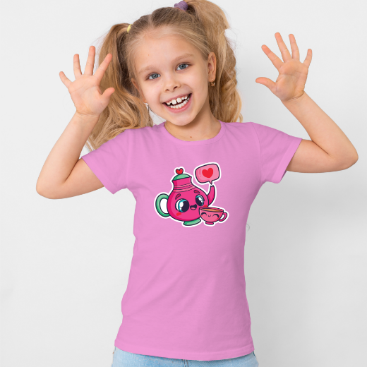 Εικόνα της Παιδικό t-shirt με τύπωμα "teacup"