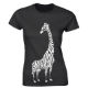Εικόνα της Γυναικείο T-shirt με τύπωμα "Giraffe" 