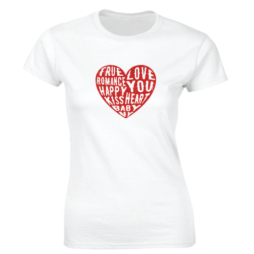 Εικόνα της Γυναικείο T-shirt με τύπωμα  "Heart"  