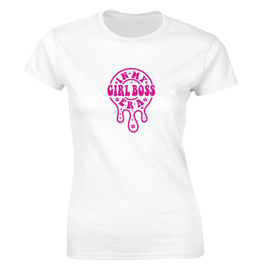 Εικόνα της Γυναικείο T-shirt με τύπωμα  "Girl Boss"
