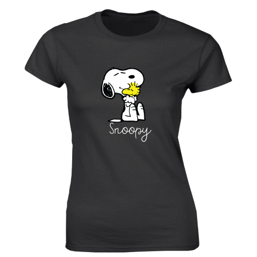 Εικόνα της Γυναικείο T-shirt με τύπωμα  "Snoopy"  