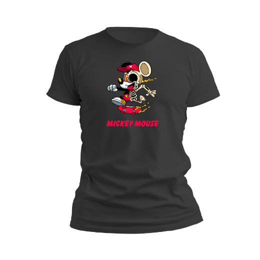 Εικόνα της Αντρικό T-shirt με τύπωμα "Mickey Mouse"  