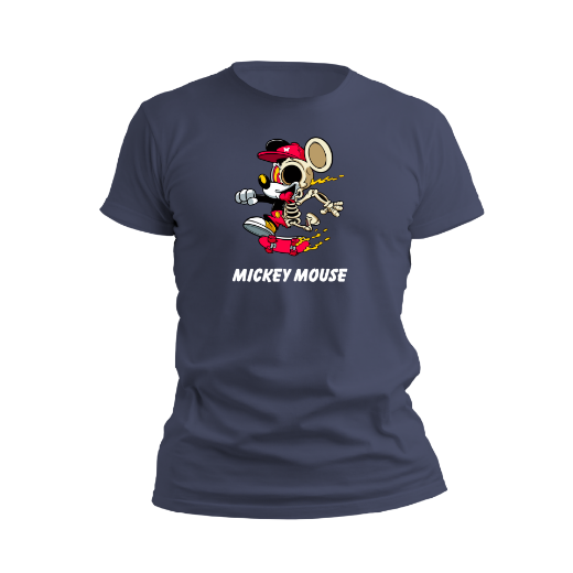 Εικόνα της Αντρικό T-shirt με τύπωμα "Mickey Mouse"  