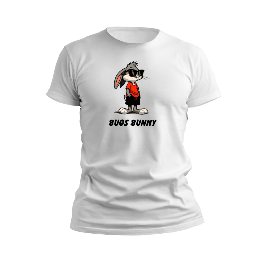 Εικόνα της Αντρικό T-shirt με τύπωμα "Bugs Bunny"  