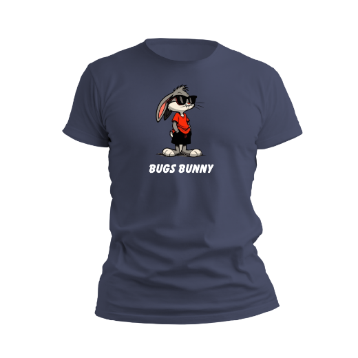 Εικόνα της Αντρικό T-shirt με τύπωμα "Bugs Bunny"  