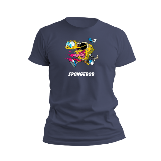 Εικόνα της Αντρικό T-shirt με τύπωμα "Spongebob" 