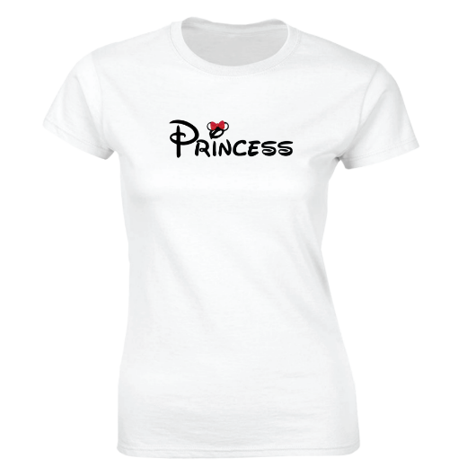 Εικόνα της Γυναικείο T-shirt με τύπωμα  "Princess"  