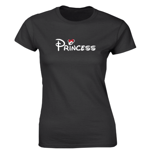 Εικόνα της Γυναικείο T-shirt με τύπωμα  "Princess"  
