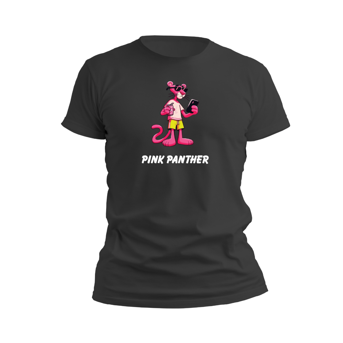 Εικόνα της Αντρικό T-shirt με τύπωμα "Pink Panther" 