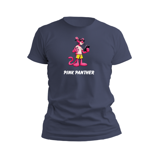Εικόνα της Αντρικό T-shirt με τύπωμα "Pink Panther" 