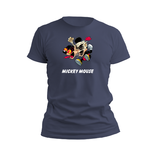 Εικόνα της Αντρικό T-shirt με τύπωμα "Mickey Mouse"  