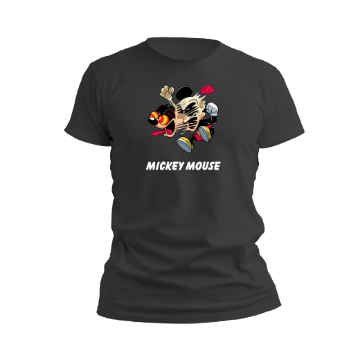 Εικόνα της Αντρικό T-shirt με τύπωμα "Mickey Mouse"  