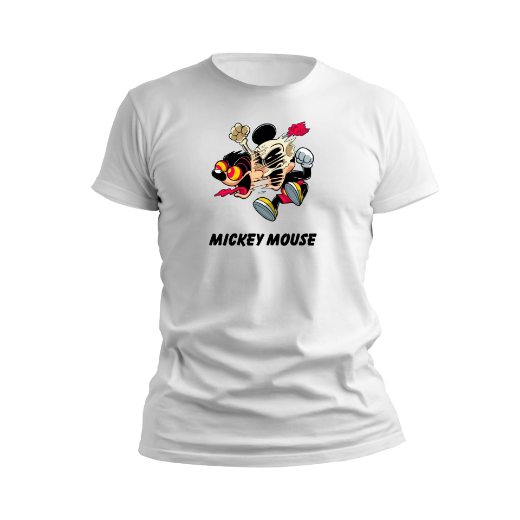 Εικόνα της Αντρικό T-shirt με τύπωμα "Mickey Mouse"  