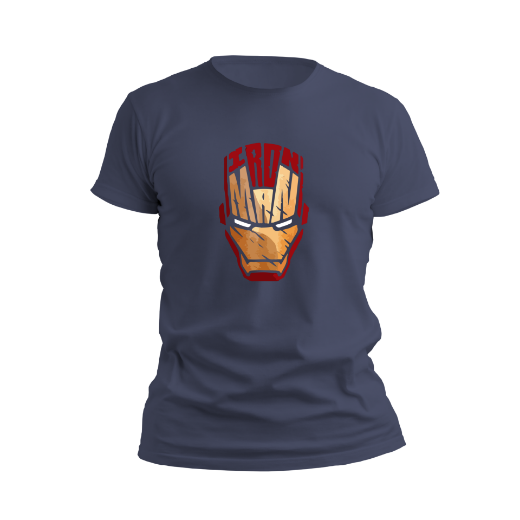 Εικόνα της Αντρικό T-shirt με τύπωμα "Iron Man" 