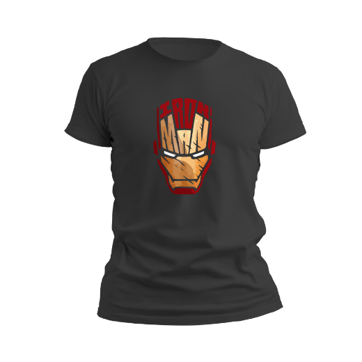 Εικόνα της Αντρικό T-shirt με τύπωμα "Iron Man" 