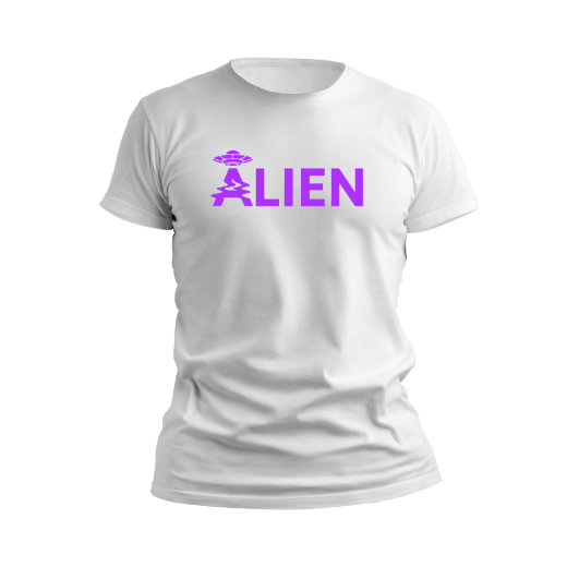 Εικόνα της Αντρικό T-shirt με τύπωμα "Alien" 