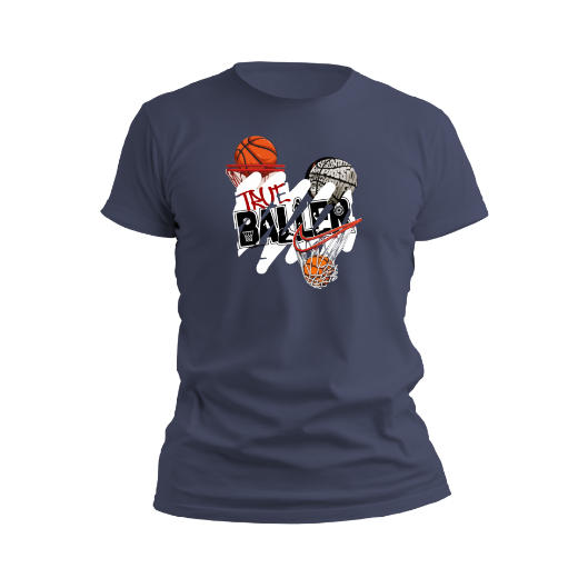 Εικόνα της Αντρικό T-shirt με τύπωμα "Basketball" 