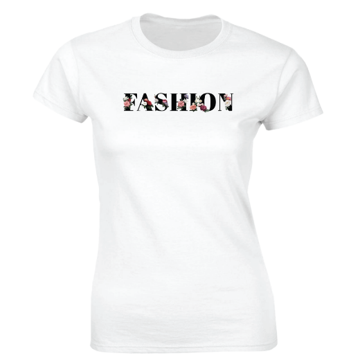 Εικόνα της Γυναικείο T-shirt με τύπωμα  "Fashion"  