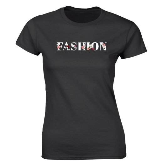 Εικόνα της Γυναικείο T-shirt με τύπωμα  "Fashion"  