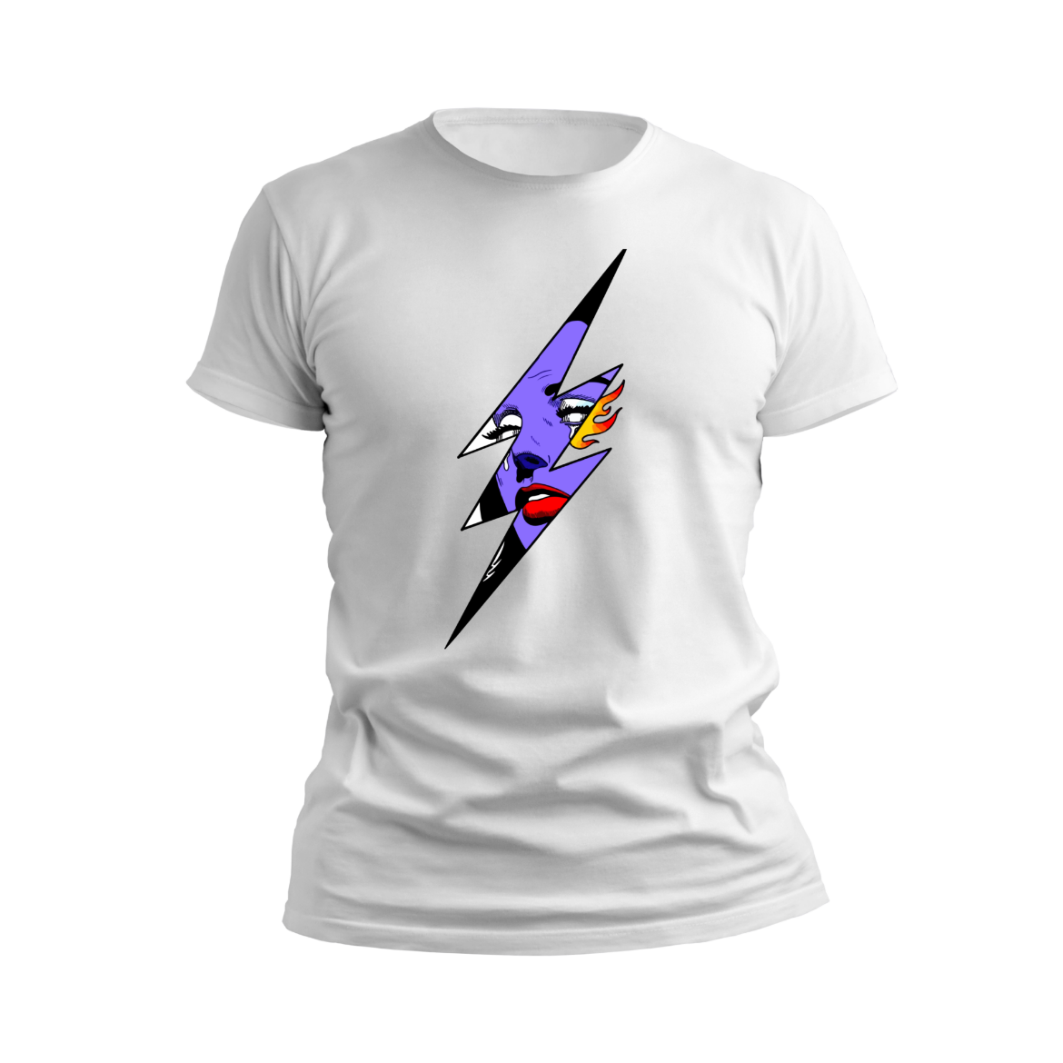 Εικόνα της Αντρικό T-shirt με τύπωμα "Thunder" 