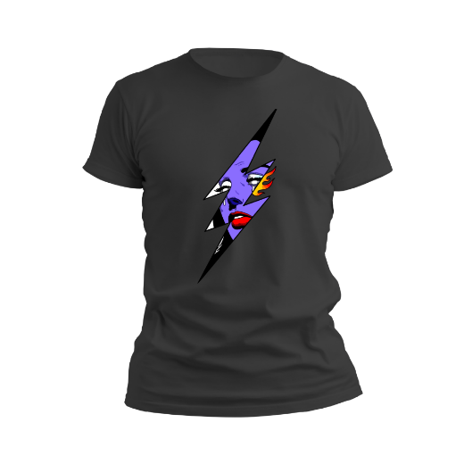 Εικόνα της Αντρικό T-shirt με τύπωμα "Thunder" 
