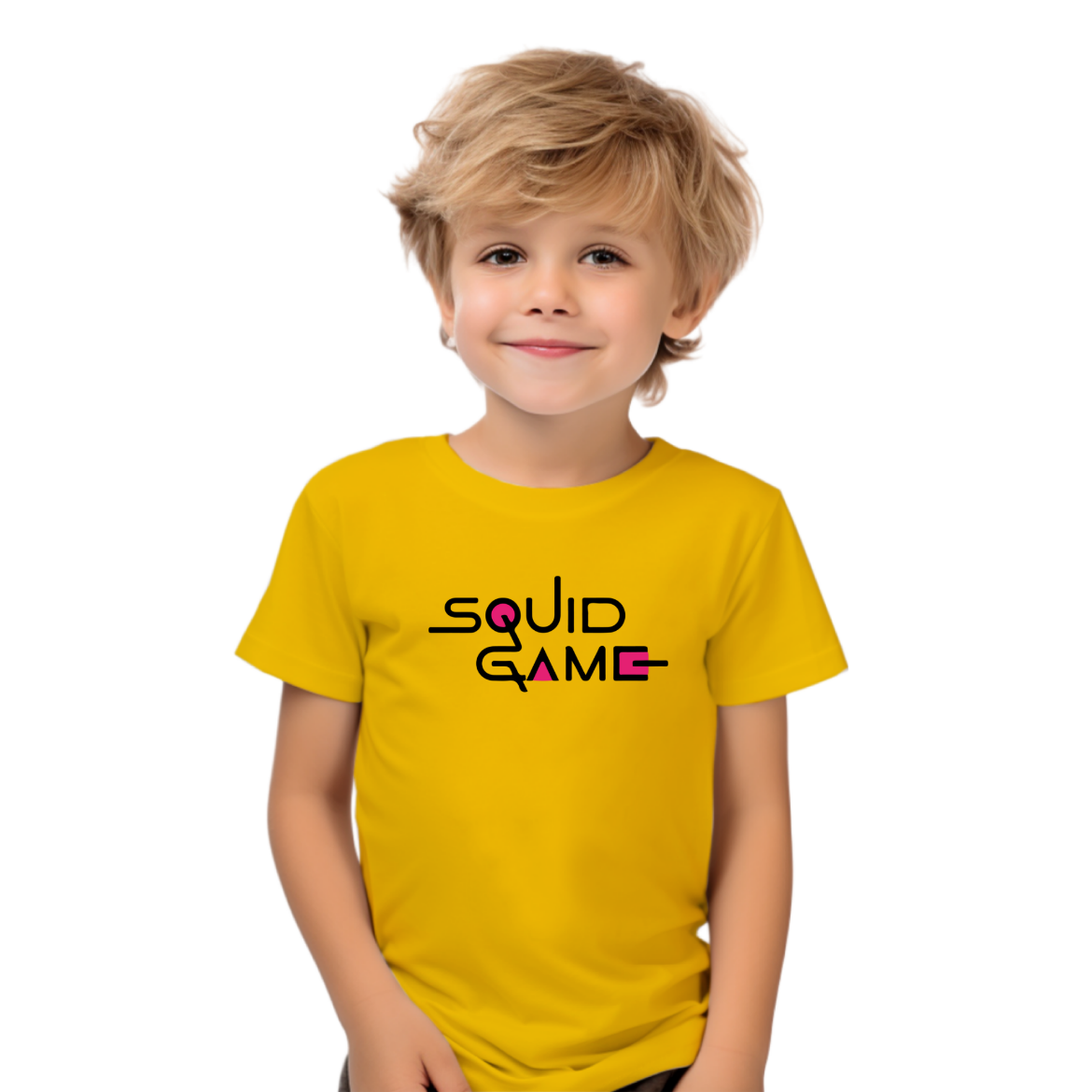 Εικόνα της Παιδικό t-shirt με τύπωμα "squid game"   