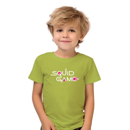 Εικόνα της Παιδικό t-shirt με τύπωμα "squid game"   