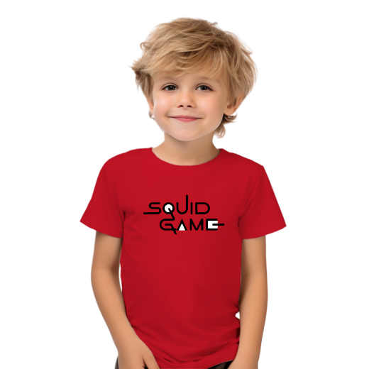 Εικόνα της Παιδικό t-shirt με τύπωμα "squid game"   
