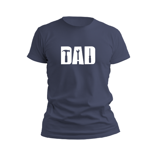 Εικόνα της Αντρικό T-shirt με τύπωμα "Dad" 