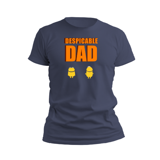 Εικόνα της Αντρικό T-shirt με τύπωμα "Despicable Dad" 