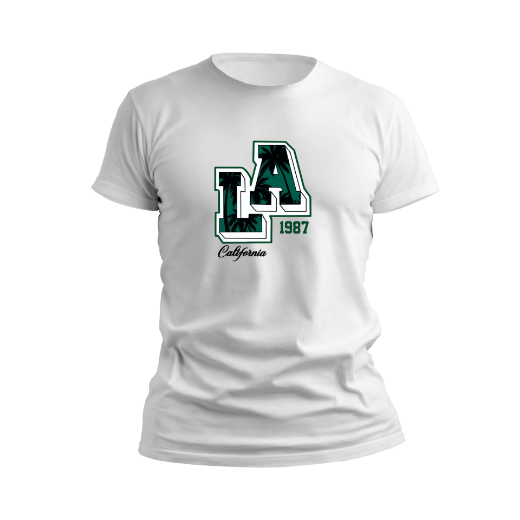 Εικόνα της Αντρικό T-shirt με τύπωμα "Los Angeles" 