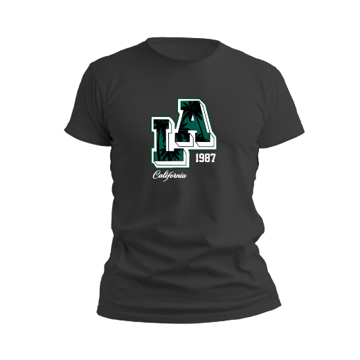 Εικόνα της Αντρικό T-shirt με τύπωμα "Los Angeles" 