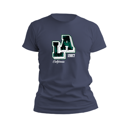 Εικόνα της Αντρικό T-shirt με τύπωμα "Los Angeles" 