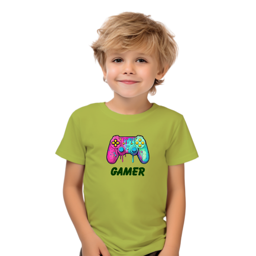 Εικόνα της Παιδικό t-shirt με τύπωμα "Gamer"   