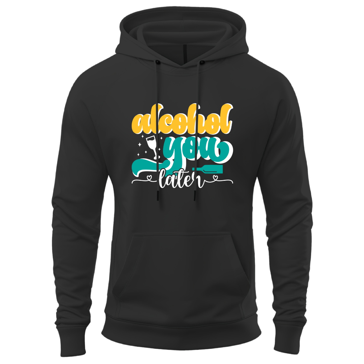 Εικόνα της Φούτερ με τύπωμα  "Alcohol you later"      