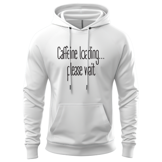 Εικόνα της Φούτερ με τύπωμα  "Caffeine loading..."
