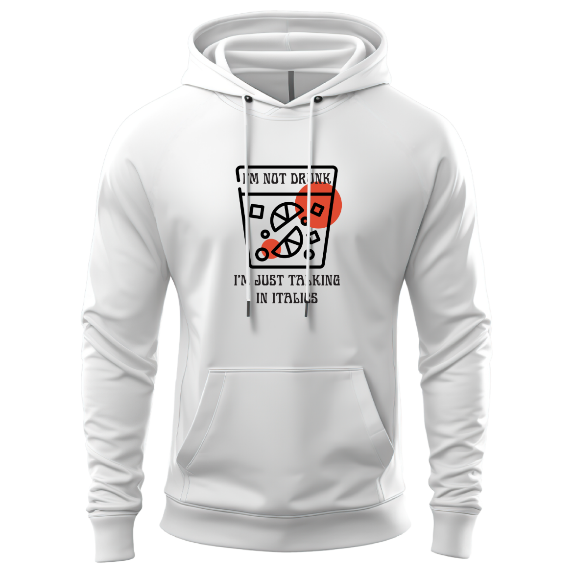 Εικόνα της Φούτερ με τύπωμα "I'm not drunk"  