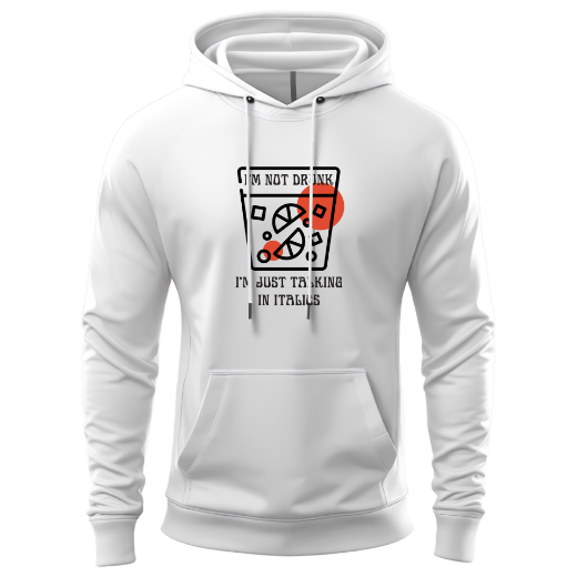 Εικόνα της Φούτερ με τύπωμα "I'm not drunk"  
