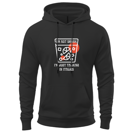 Εικόνα της Φούτερ με τύπωμα "I'm not drunk"  