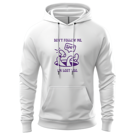 Εικόνα της Φούτερ με τύπωμα  "Don't follow me"    