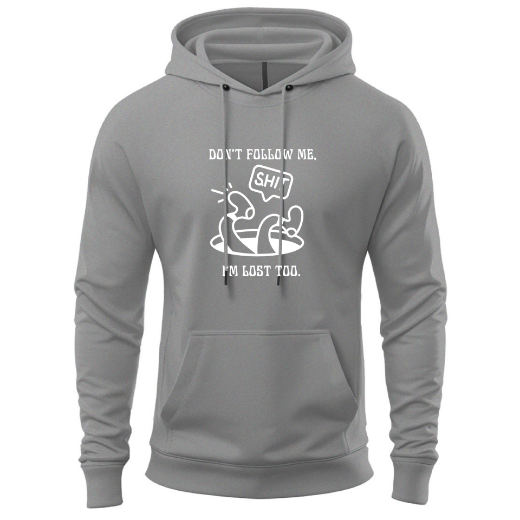 Εικόνα της Φούτερ με τύπωμα  "Don't follow me"    