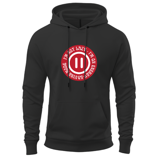 Εικόνα της Φούτερ με τύπωμα  "I'm not lazy" 