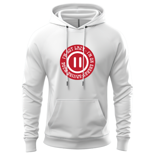 Εικόνα της Φούτερ με τύπωμα  "I'm not lazy" 
