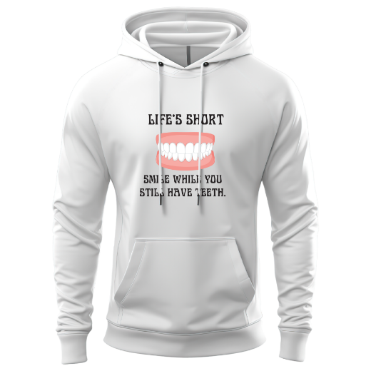 Εικόνα της Φούτερ με τύπωμα  "Smile" 