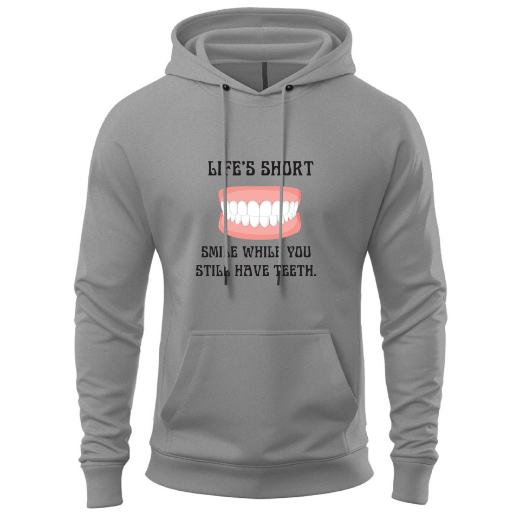 Εικόνα της Φούτερ με τύπωμα  "Smile" 