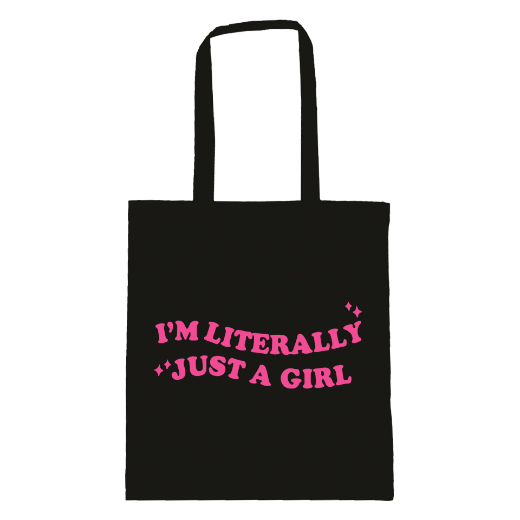 Εικόνα της Τσάντα πολλαπλών χρήσεων με τύπωμα  "I'm just a girl"   