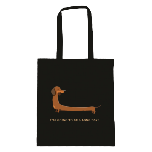 Εικόνα της Τσάντα πολλαπλών χρήσεων με τύπωμα  "Long day"   